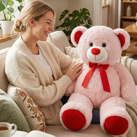 WENMOTDY bear surface-washable design for easy maintenance and longevity.