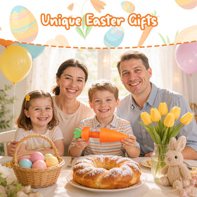 WenmthG carrot money box Easter scene enhances moments of gift giving.