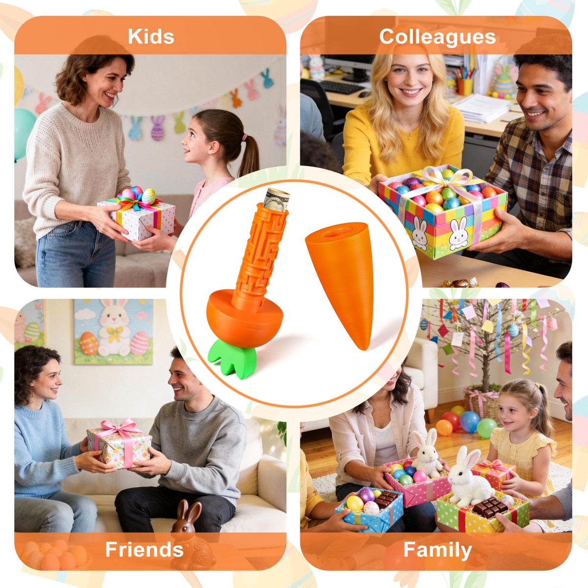 WenmthG carrot money box unlock moment celebrates a thoughtful surprise.