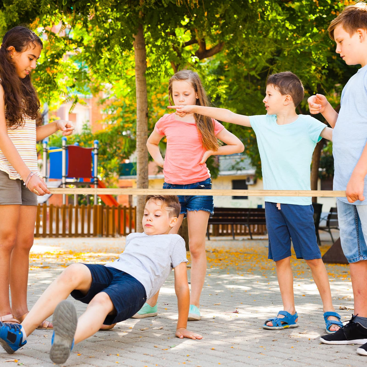 Wenqik adjustable-length limbo stick suits kids and adults alike.