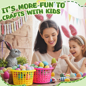 Wenqik Easter grass multi color pack to fill baskets and brighten setups