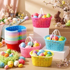 Wenqik kid-friendly Easter baskets support easy carrying during egg hunts