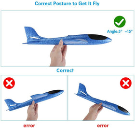 WenToyce foam airplane outdoors promotes active play and movement