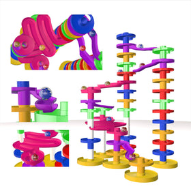 WEofferwhatYOUwant colorful cross-tower design sparks curiosity during play