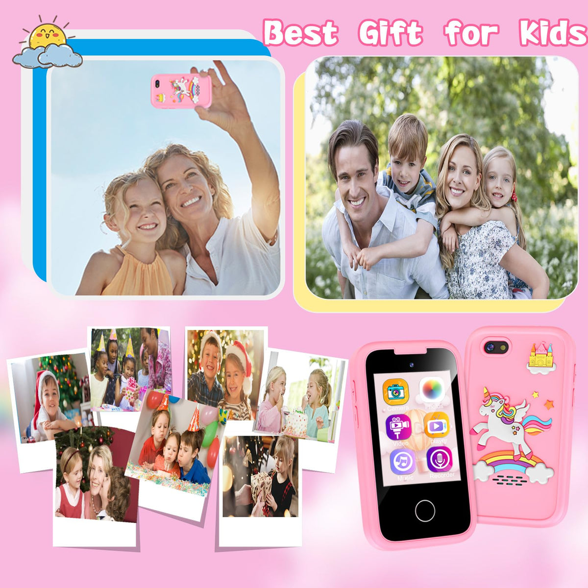 WEOLULI pink habit timer helps routines for kids.