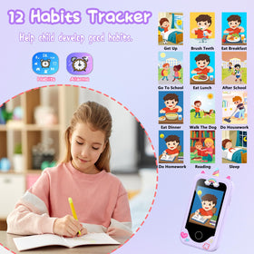 WEOLULI Kids Smart Phone mp3-player view enables music on the go.