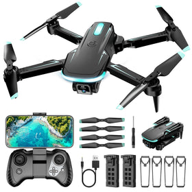 WEPETCO drone 1080p front view delivers clear FPV footage for beginners