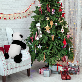 Wepop adult-friendly panda plush ideal for bedtime and relaxation