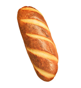 Wepop baguette back cushion in plush fabric for comfortable seating