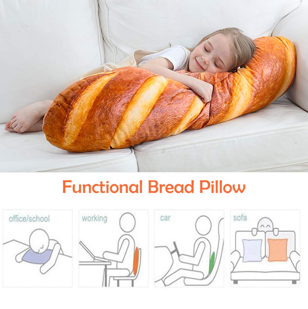 Wepop funny food plush toy enhances decor with whimsy