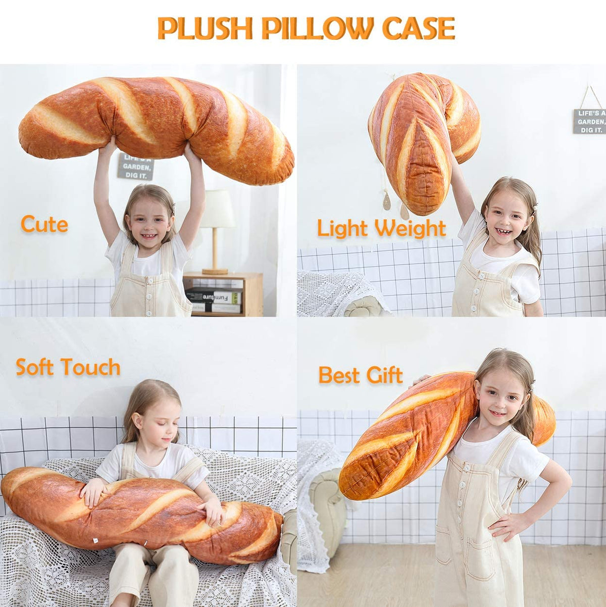 Wepop multifunction back-support pillow for lounging