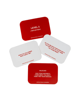 WE'RE NOT REALLY STRANGERS packaging supports quick setup for parties