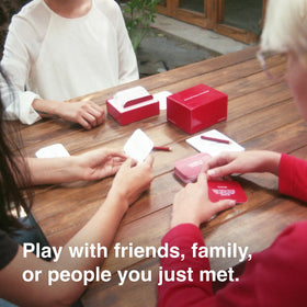 WE'RE NOT REALLY STRANGERS wildcards encourage deeper sharing and spontaneous curiosity