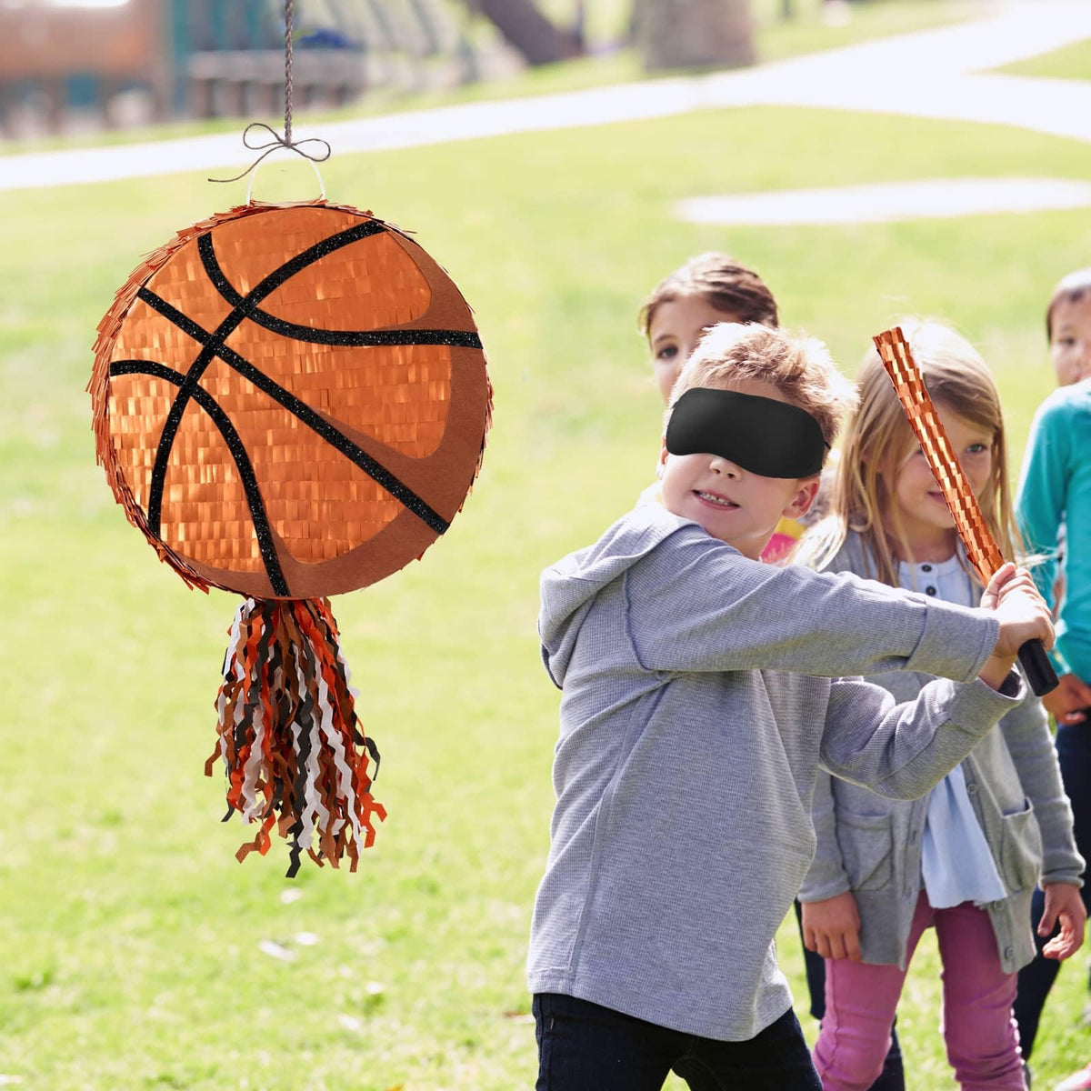 WERNNSAI basketball pinata contents ready for prize-filled celebration