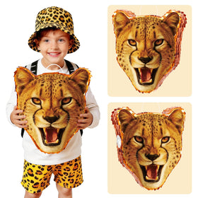 WERNNSAI Cheetah Piñata comes with bat and blindfold.