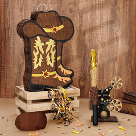 WERNNSAI cowboy hat pinata decor adds bold Western flair to celebrations