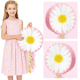 WERNNSAI Daisy Flower Pinata hanging loop at the top ready to hang.