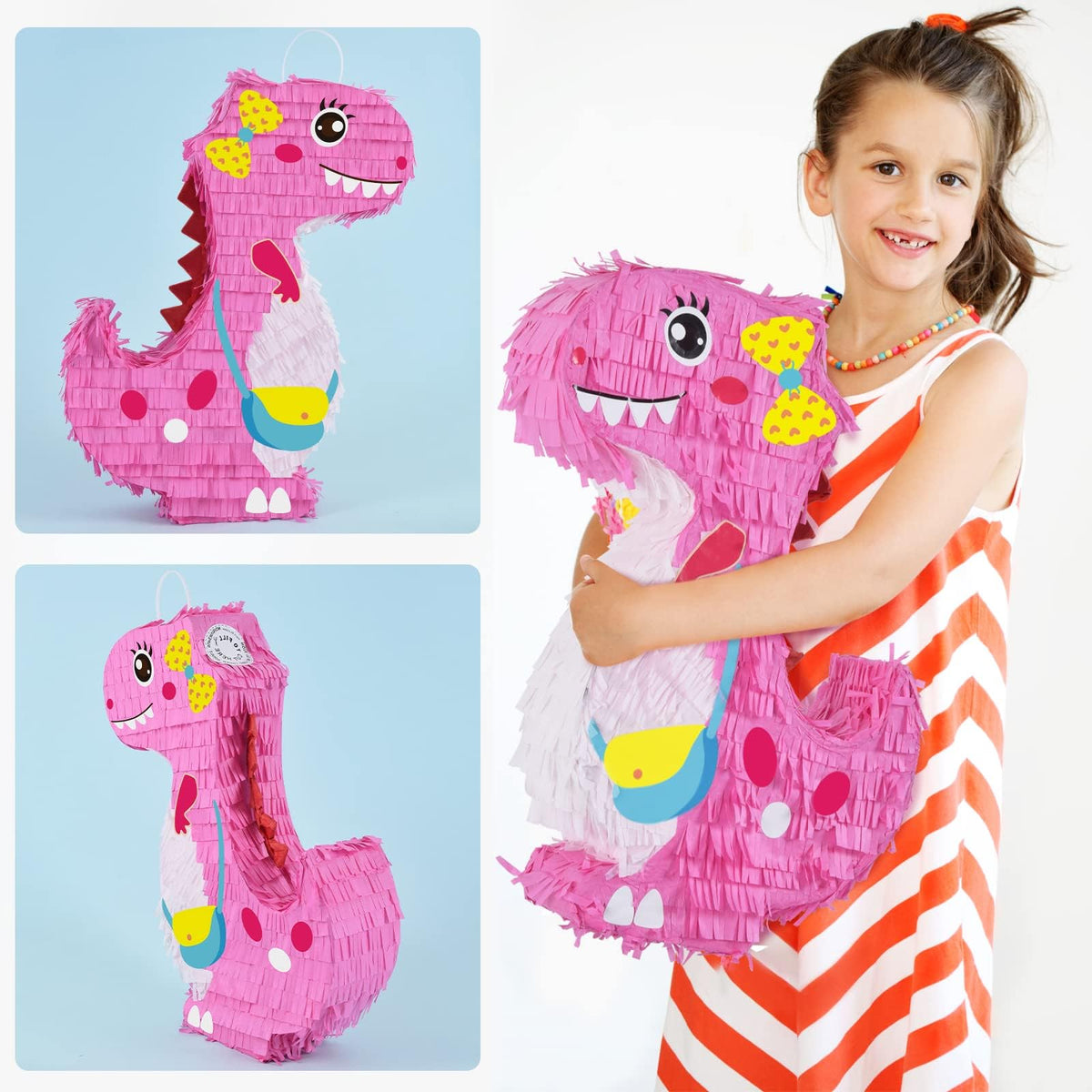 WERNNSAI dinosaur pinata hanging ring supports safe, active play