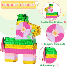 WERNNSAI pinata flower detail showcases vibrant colors and durable design for lasting décor.