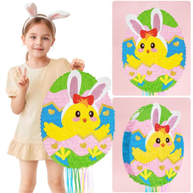 WERNNSAI Easter pinata complete set with mask and stick
