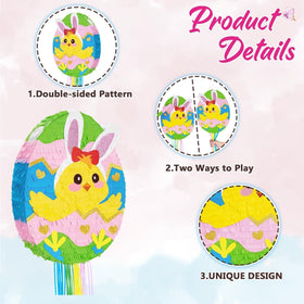 WERNNSAI Easter pinata hanging loop for easy display