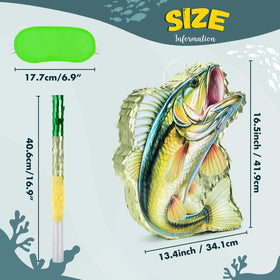 WERNNSAI fish pinata fill hole demonstrates easy loading of treats