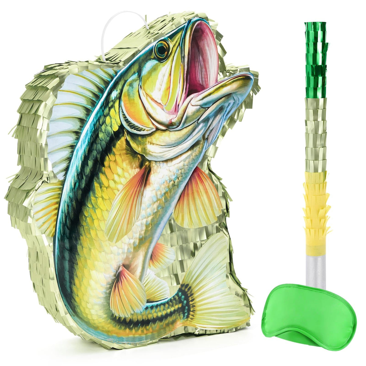 WERNNSAI fish pinata hanging setup for lively undersea party decor