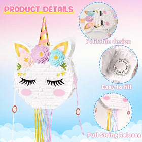 WERNNSAI pinata with blindfold and bat included for immediate play