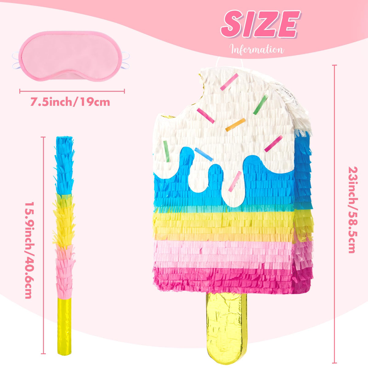 WERNNSAI pinata gold foil accents catch light for a lively dessert ambiance