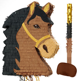 WERNNSAI horse piñata brown horse for lively party decor and activities
