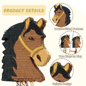 WERNNSAI horse piñata Derby-themed decoration for Kentucky Derby celebrations
