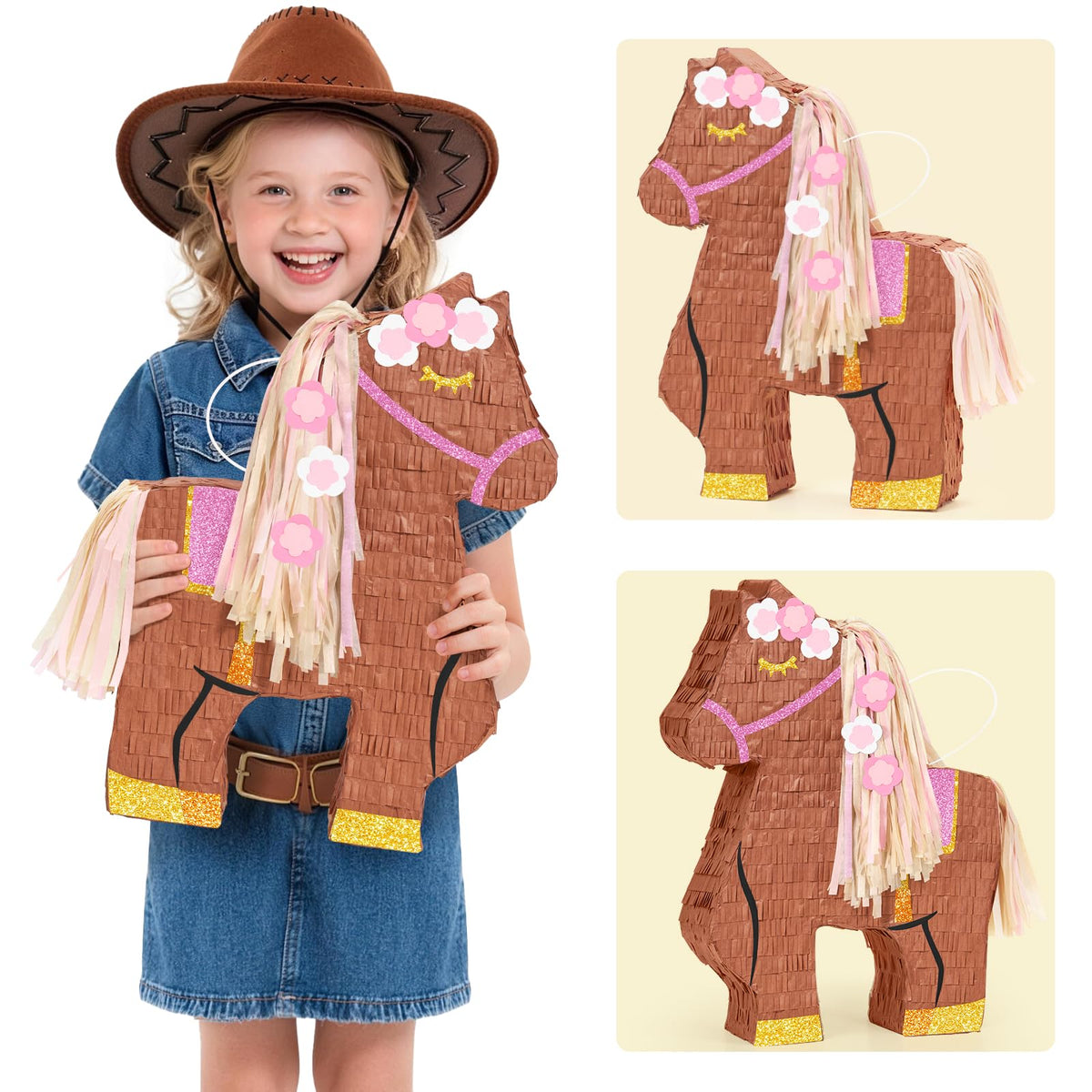 WERNNSAI Western pinata doubles as a photo prop and table decor