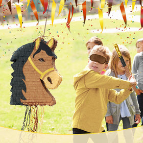 WERNNSAI horse piñata size 16.5 by 13.4 inches for substantial game
