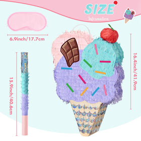 WERNNSAI Ice Cream Piñata classroom decor ready for daily fun and color