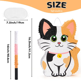 Wernnsai Kitten Piñata material-durability demonstrates thick paper for durable play.
