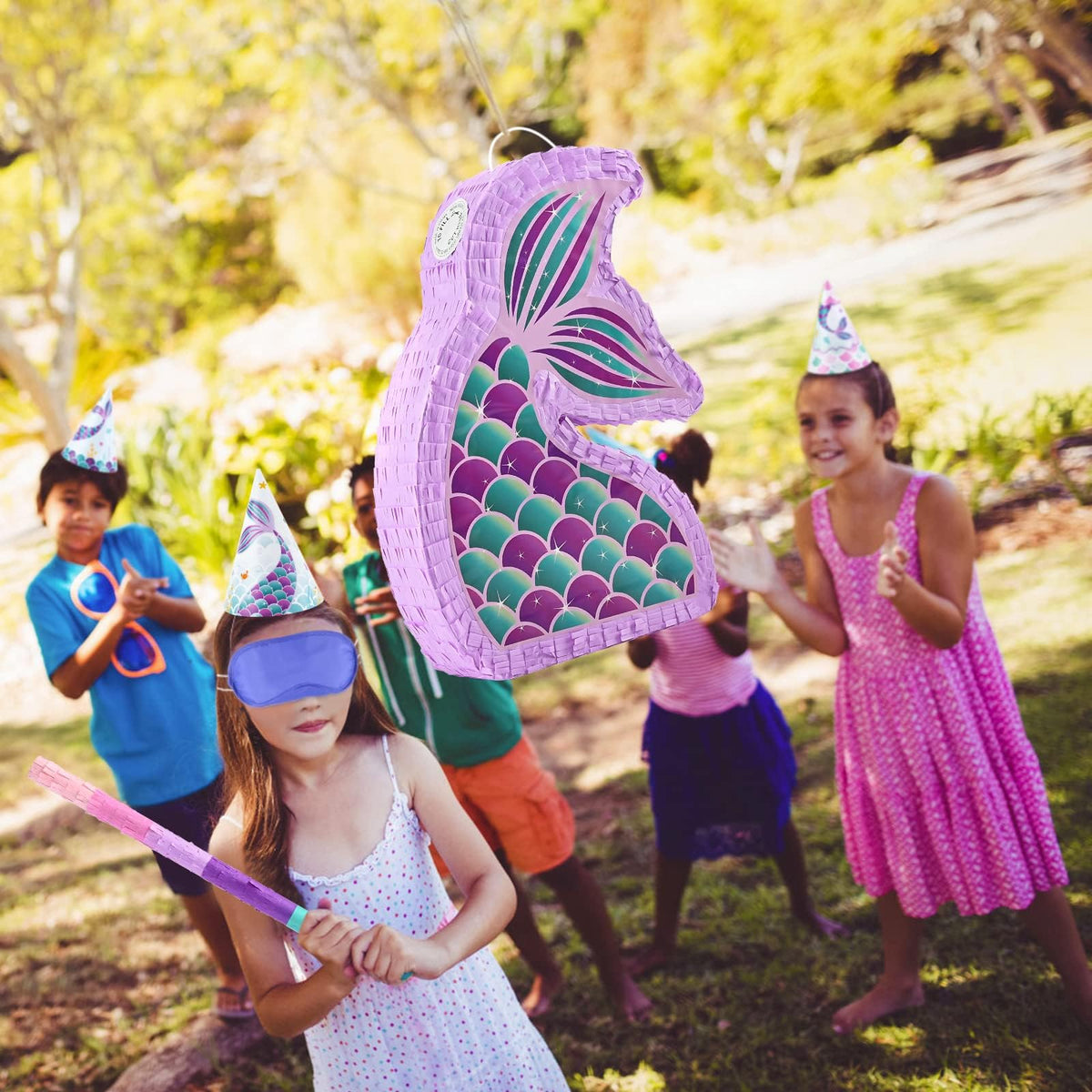 WERNNSAI Mermaid Piñata doubles as decor when not in use