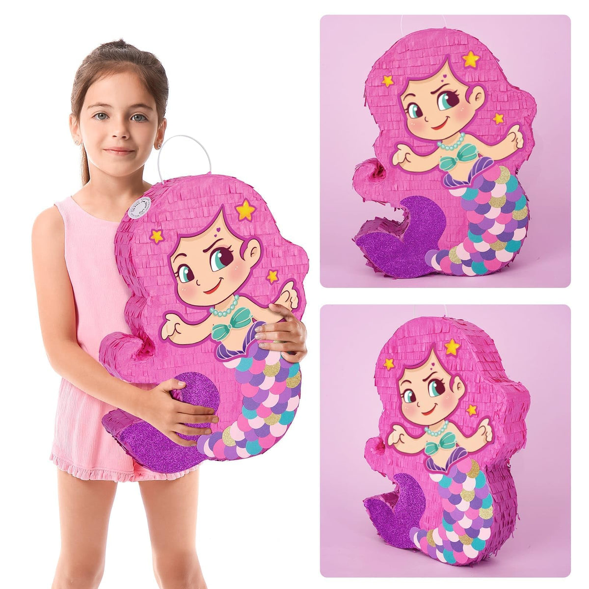 WERNNSAI Mermaid pinata filled with candies and small gifts