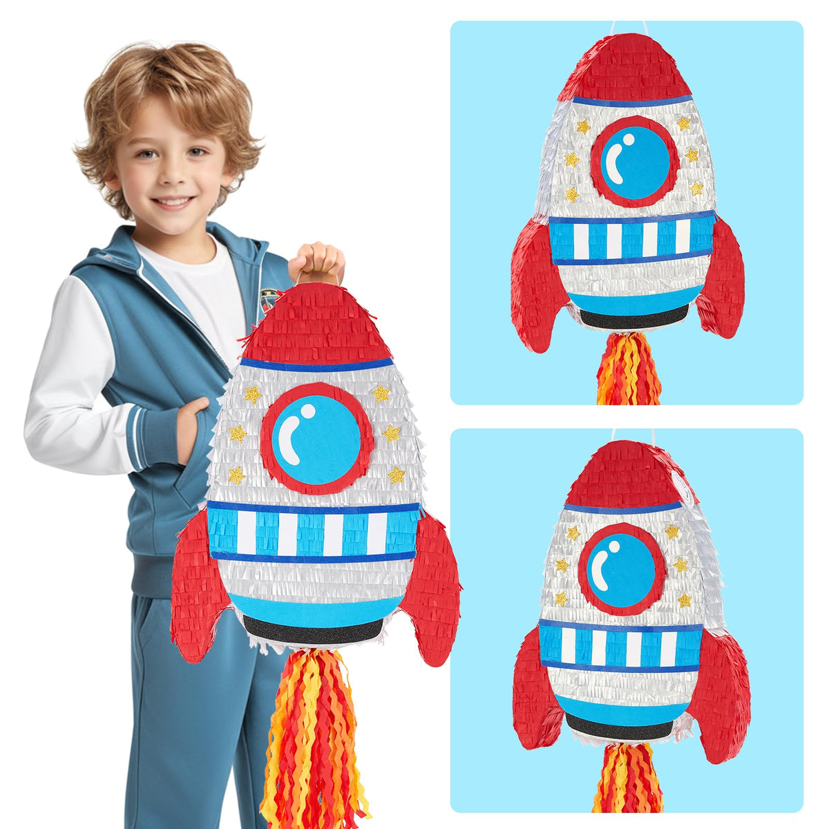 WERNNSAI pinata bundle includes bat and blindfold for games