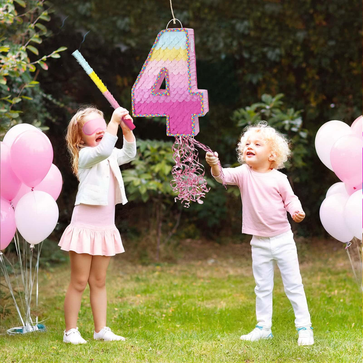 WERNNSAI pinata includes blindfold and bat for immediate party play