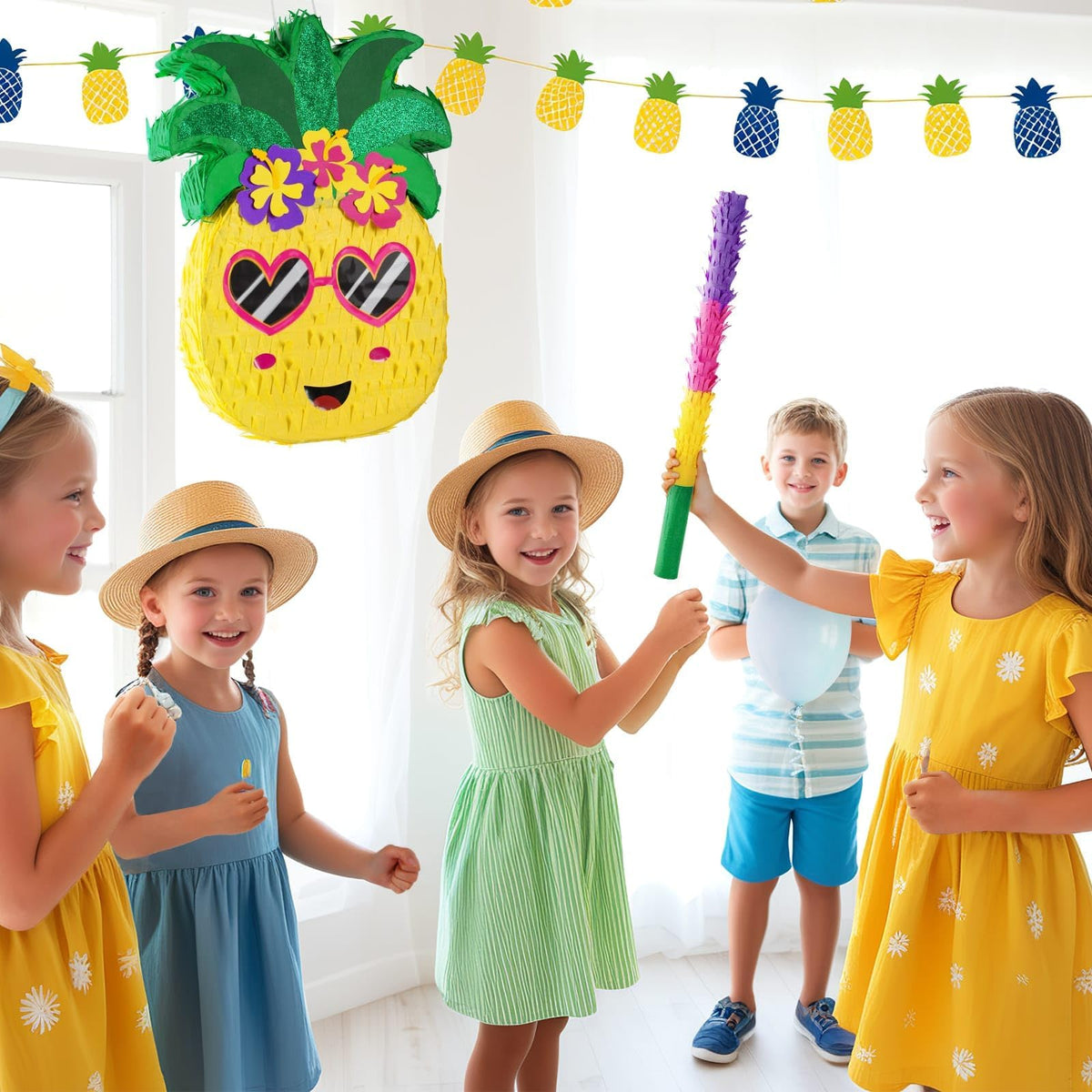 WERNNSAI pinata crepe paper finish and sturdy build.