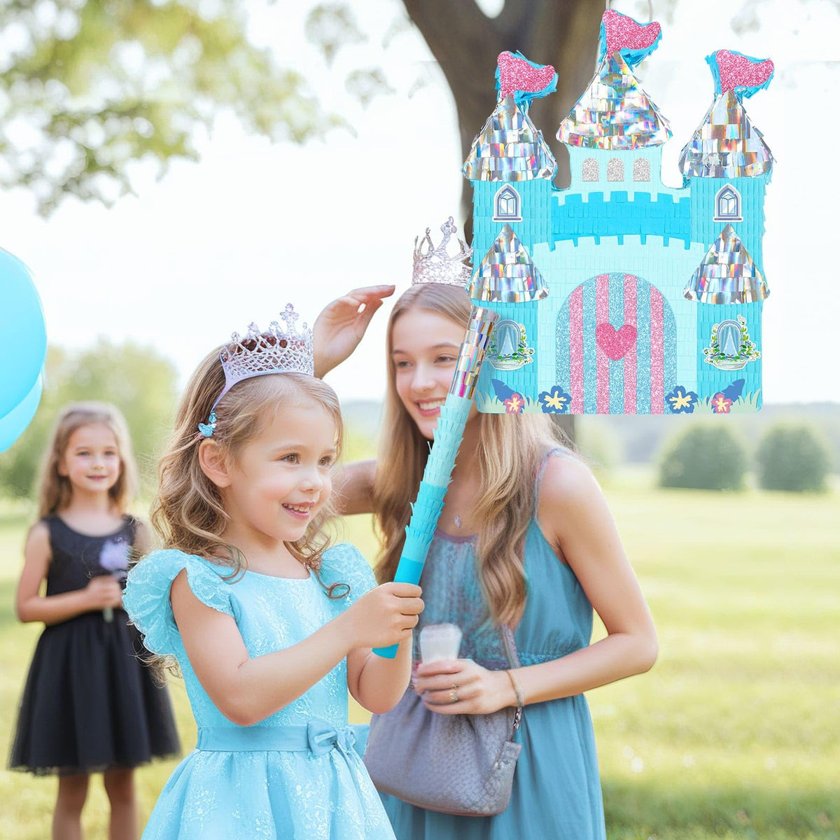 WERNNSAI princess castle piñata doubles as nursery or classroom decor