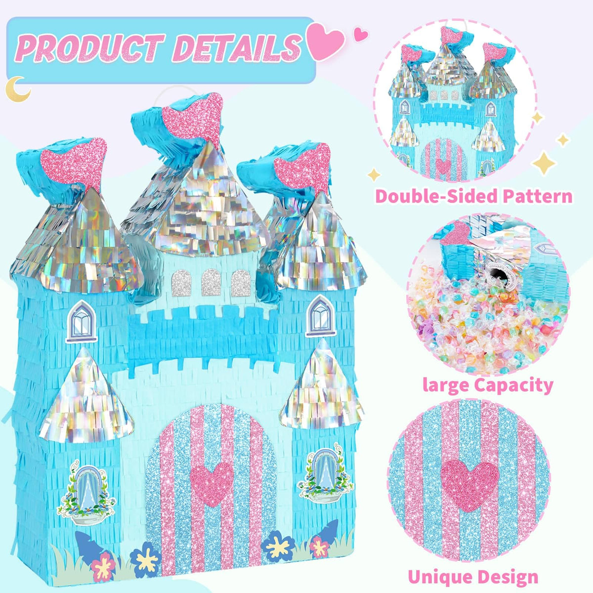 WERNNSAI pinata crafted from durable corrugated paper for lively celebrations
