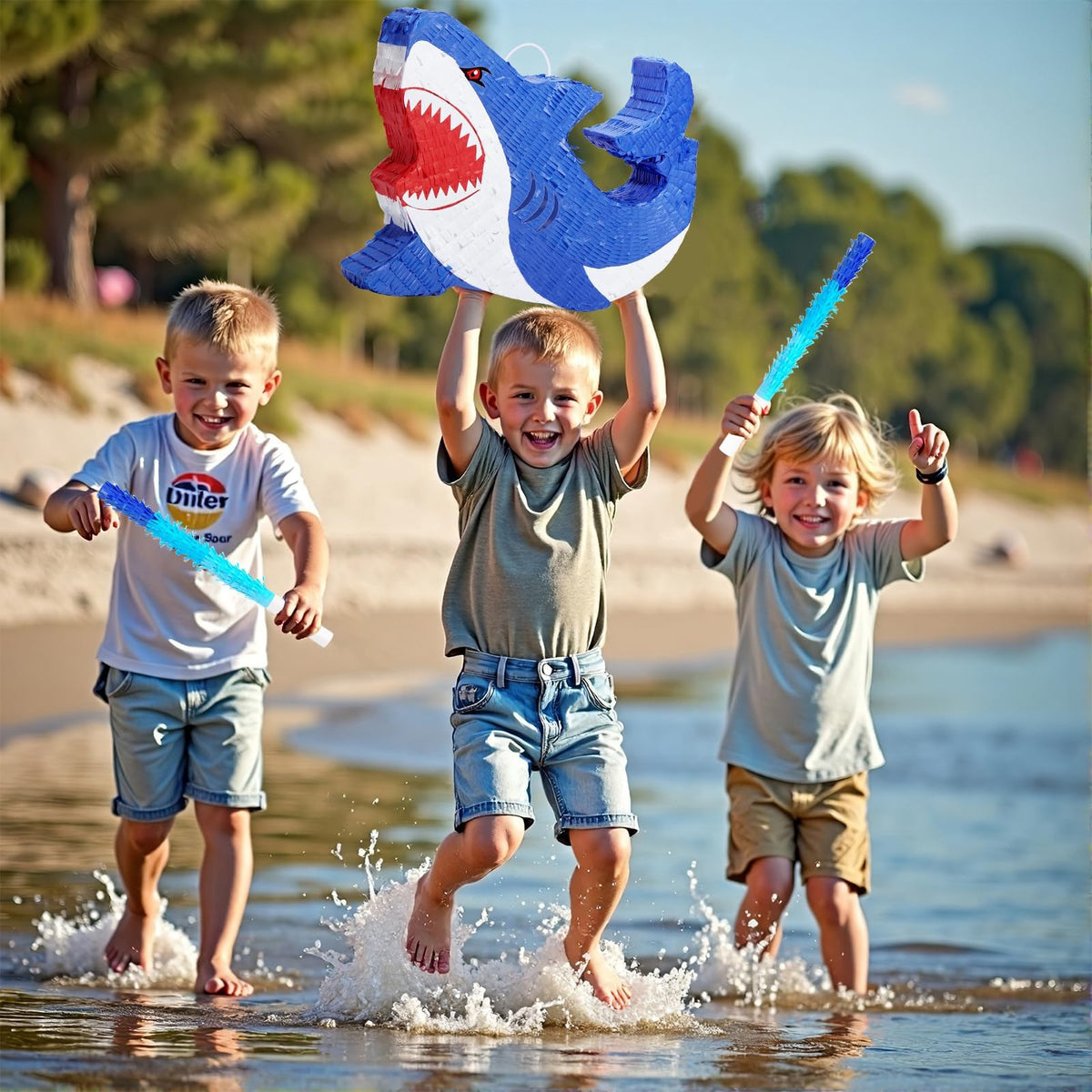 WERNNSAI pinata eye mask and stick set for kids party games.