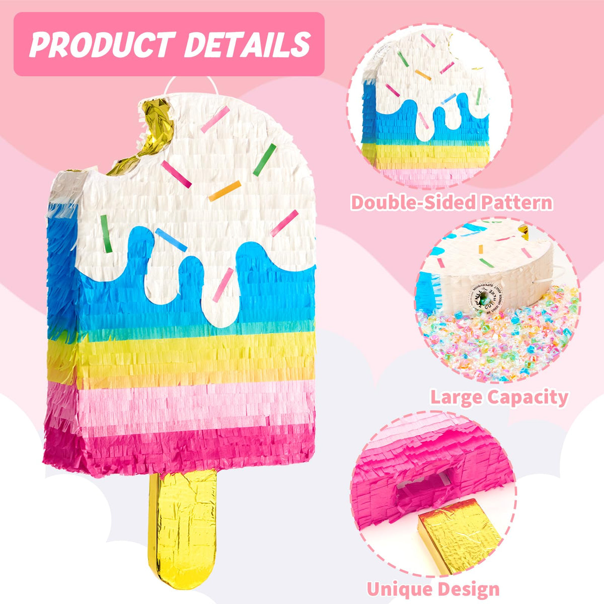 WERNNSAI pinata fill hole shows easy setup for quick party prep