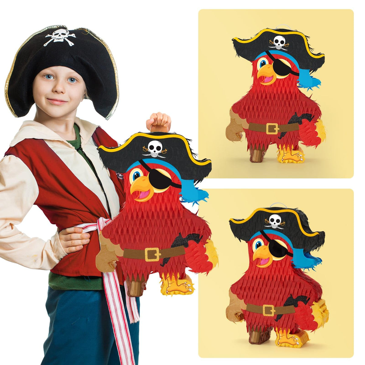 WERNNSAI pinata fringe details add festive pirate flair.