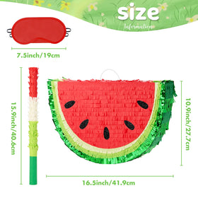 WERNNSAI Watermelon Pinata hanging loop closeup for quick setup.
