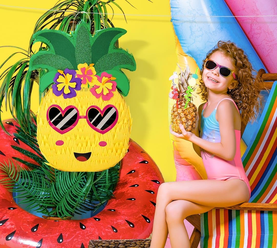 WERNNSAI pineapple pinata doubles as bright decor and photo prop.