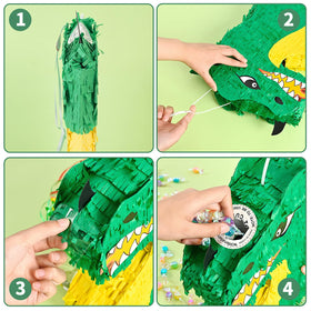 WERNNSAI pinata set includes blindfold and bat for ready-to-play games
