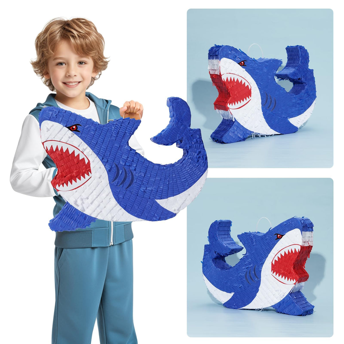 WERNNSAI undersea decor idea pinata as photo prop.