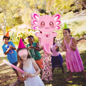 WERNNSAI Pink Axolotl decor after party doubles as bedroom or classroom accent